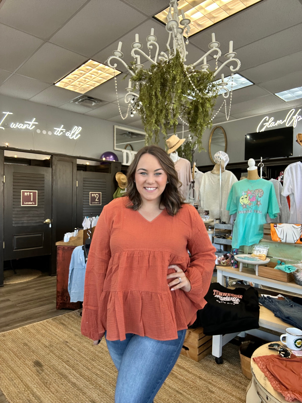 Brantley Babydoll Top