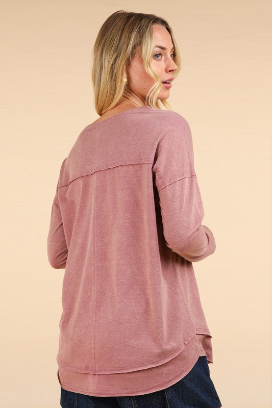 Sadie Ann Mauve Top