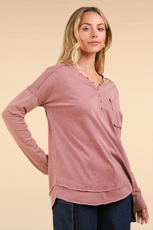 Sadie Ann Mauve Top