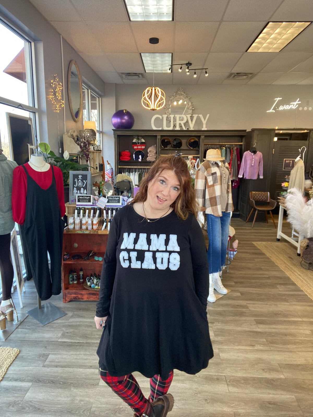 Mama Claus Loungewear Dress