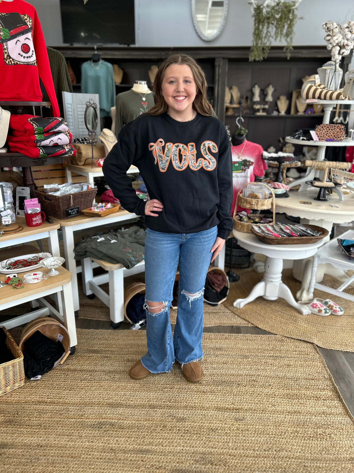 Vols Camo Black Sweatshirt