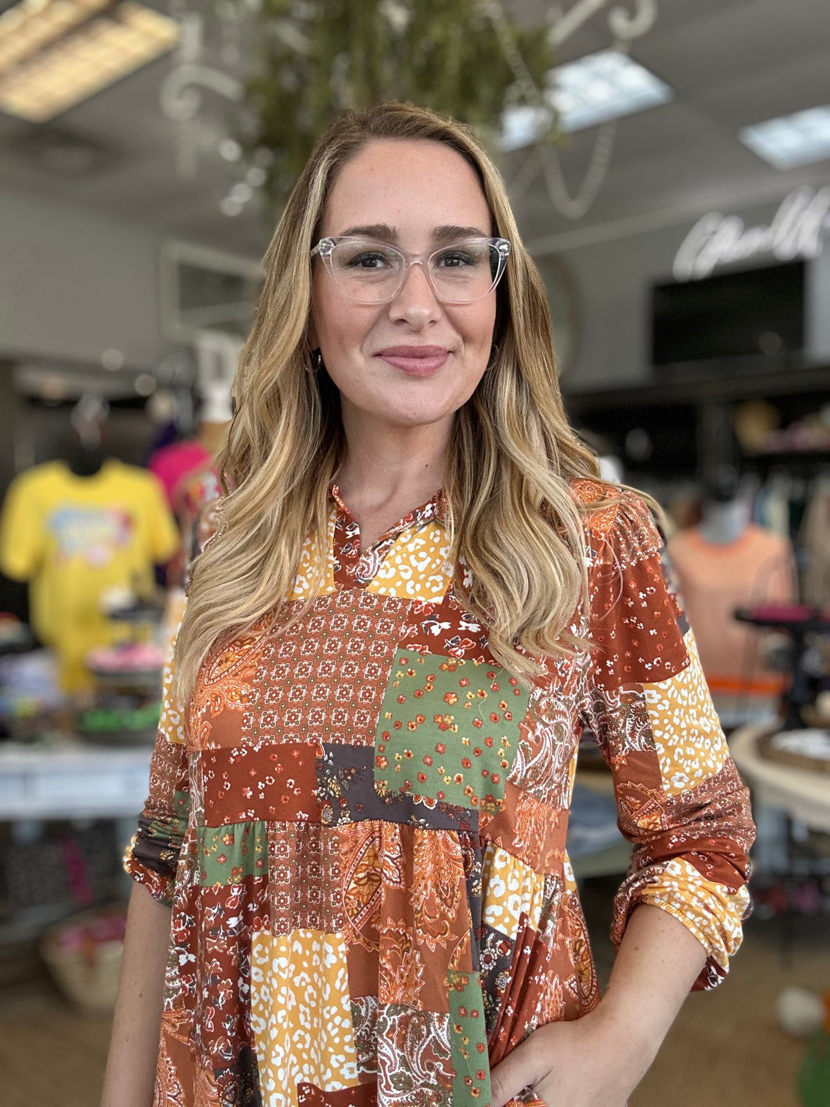 Harvest Patchwork Dress