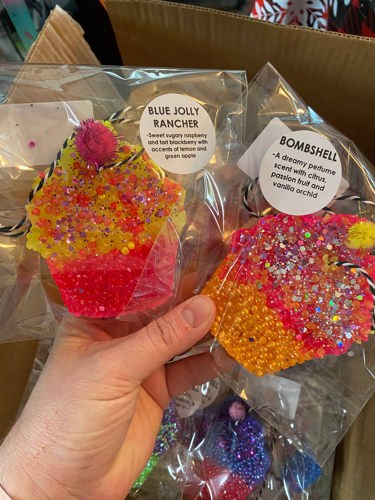 SPARKLE Cupcake Freshies