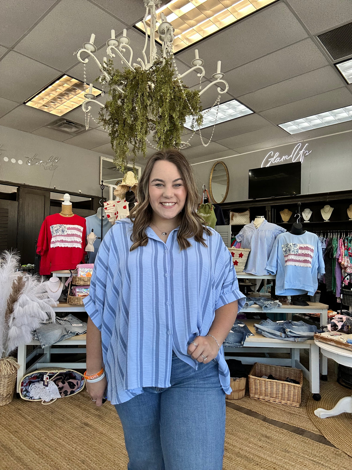 Kimmie Stripe Top