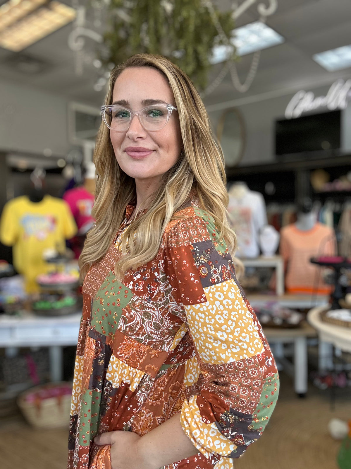 Harvest Patchwork Dress