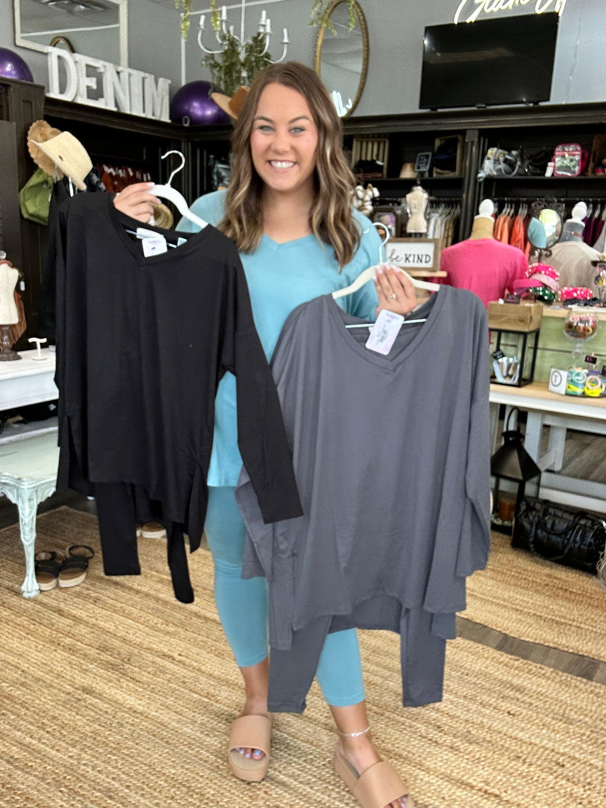 Carla Plus Leggings Set