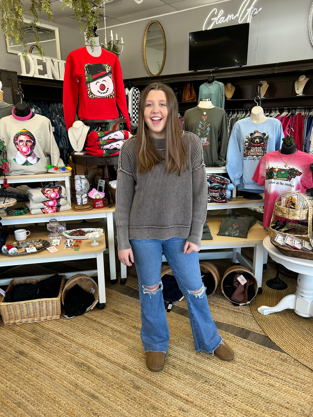 Cozy Hi Lo Ribbed Sweater