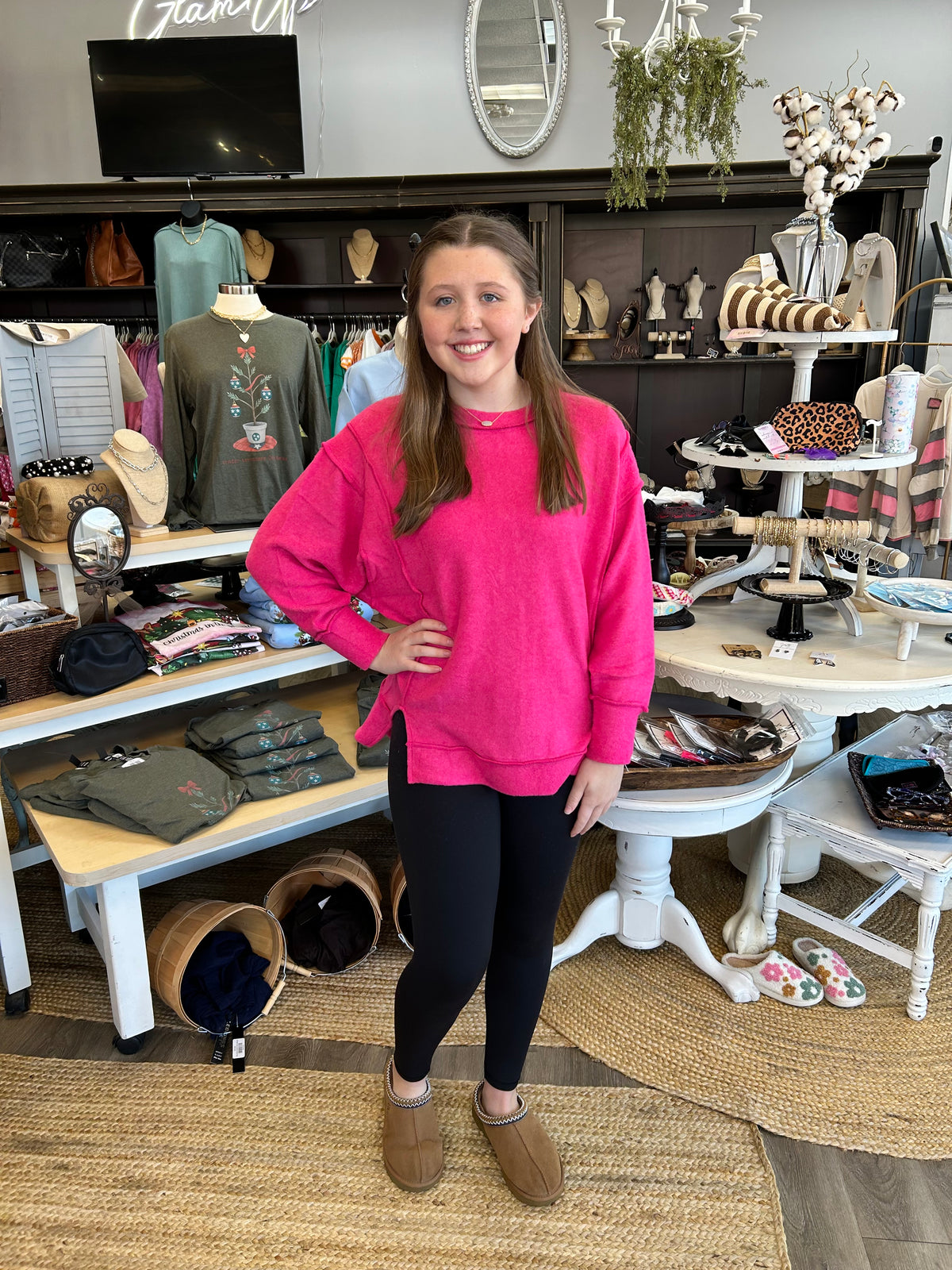 Cozy Mineral Wash Fleece Pullover