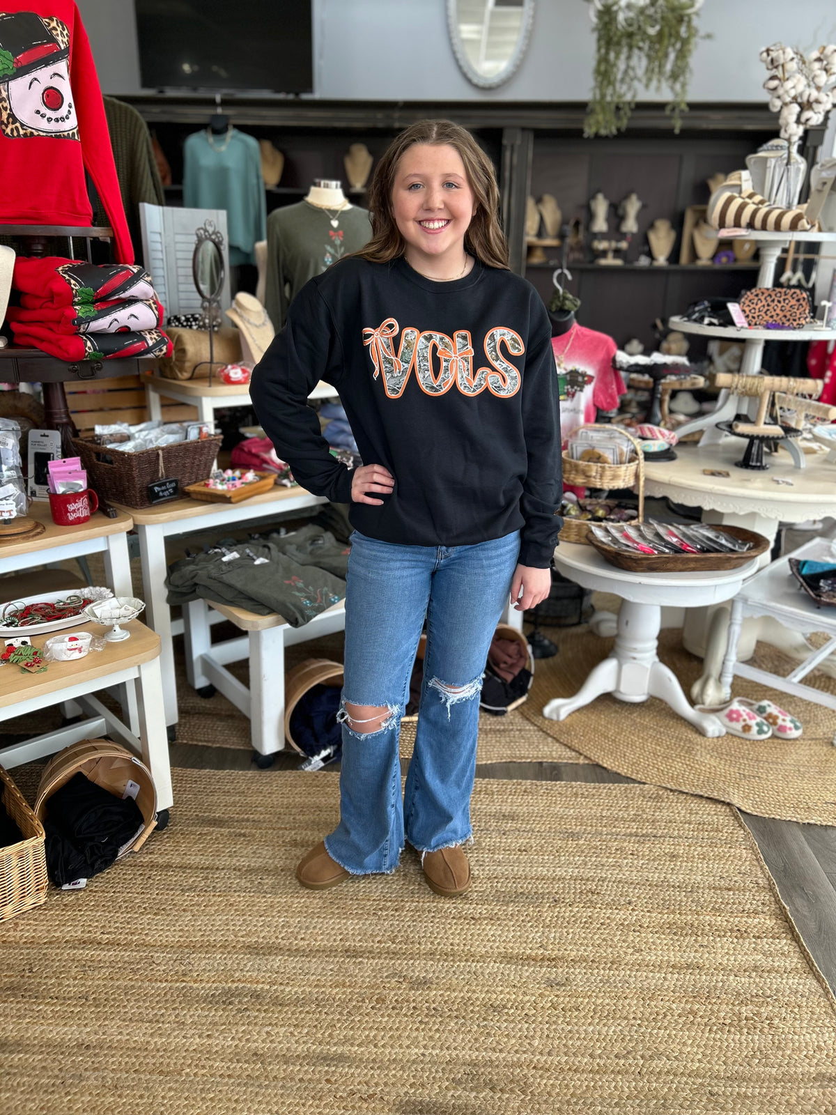 Vols Camo Black Sweatshirt