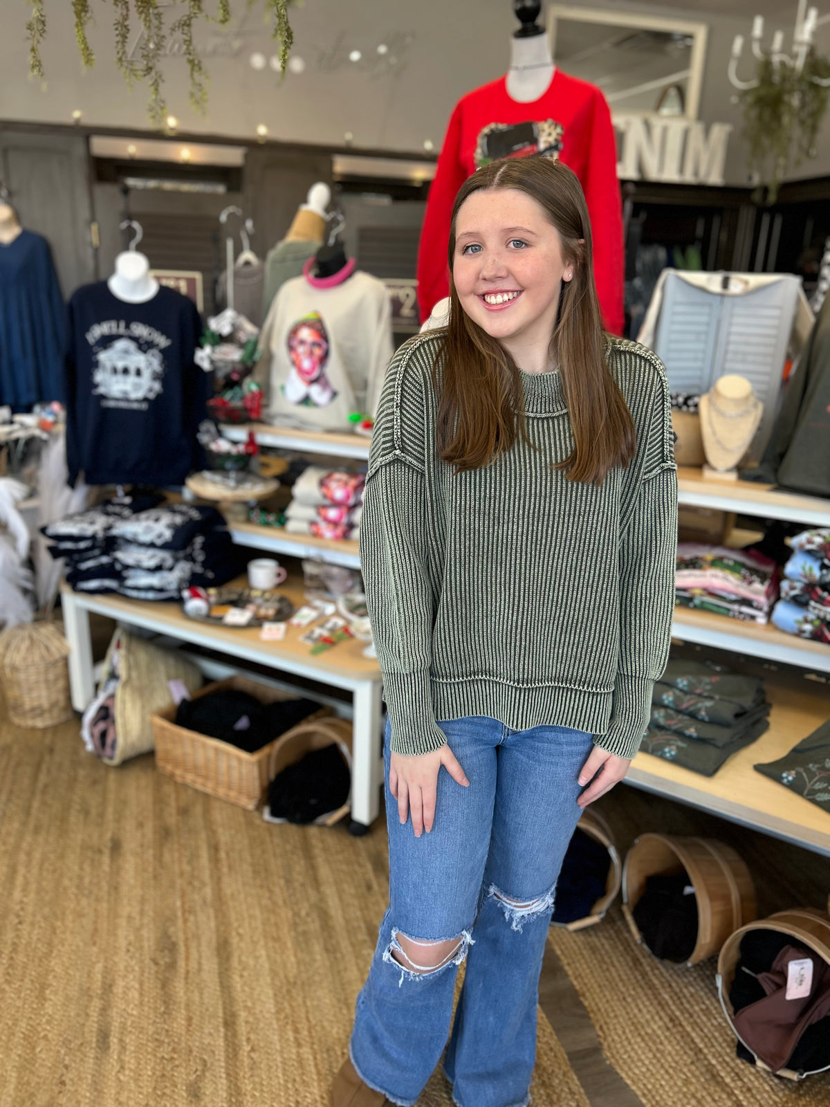 Cozy Hi Lo Ribbed Sweater