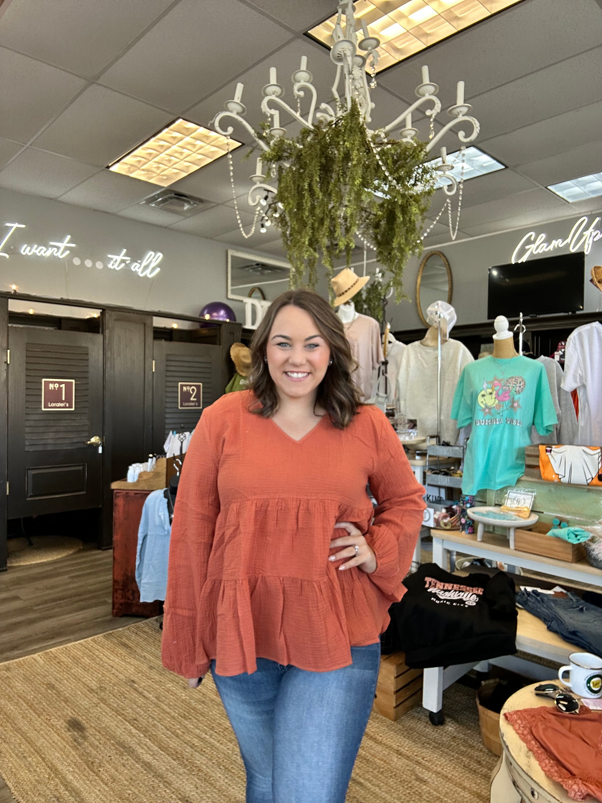 Brantley Babydoll Top