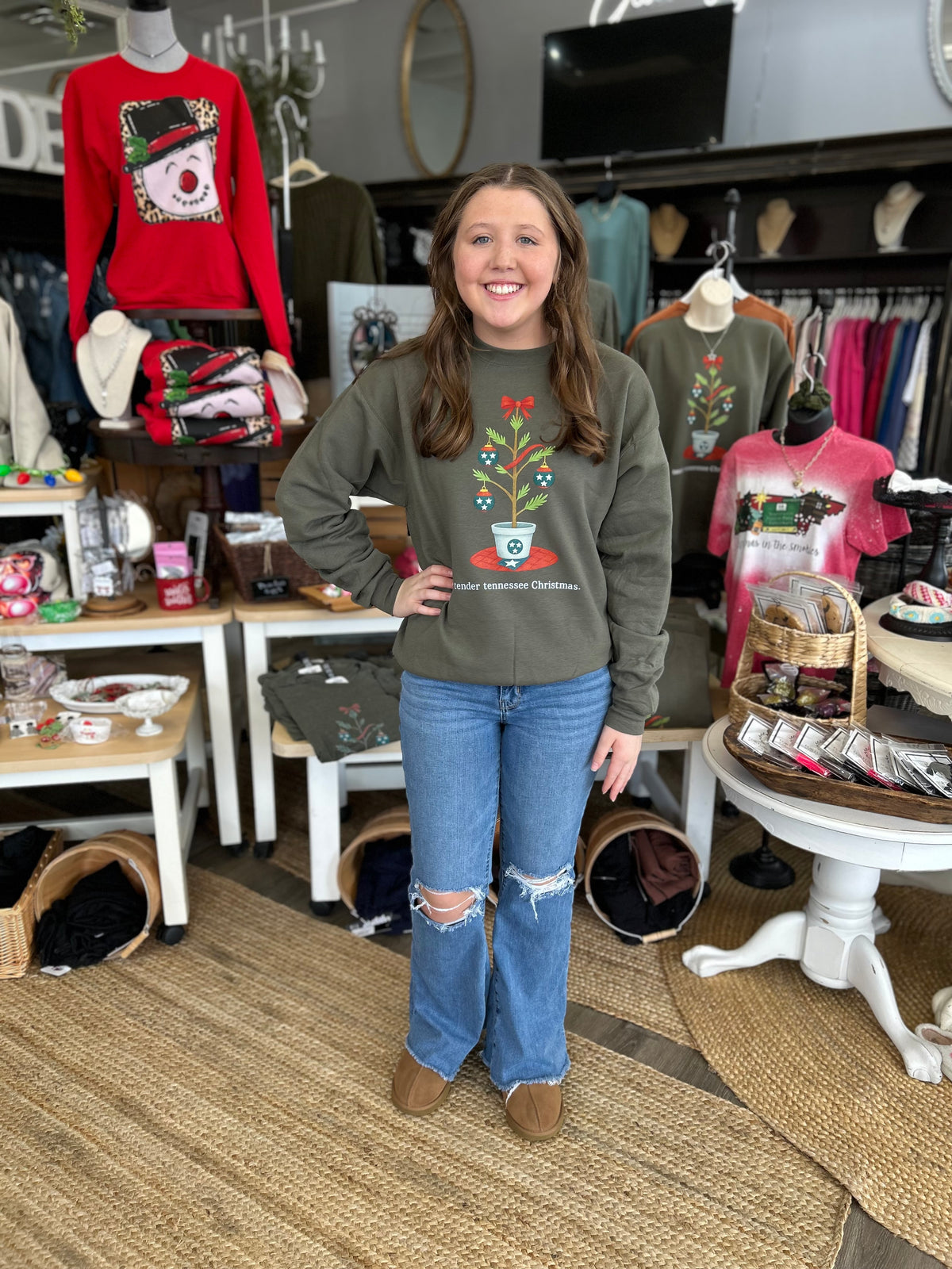 Tender Tennessee Christmas Sweatshirt