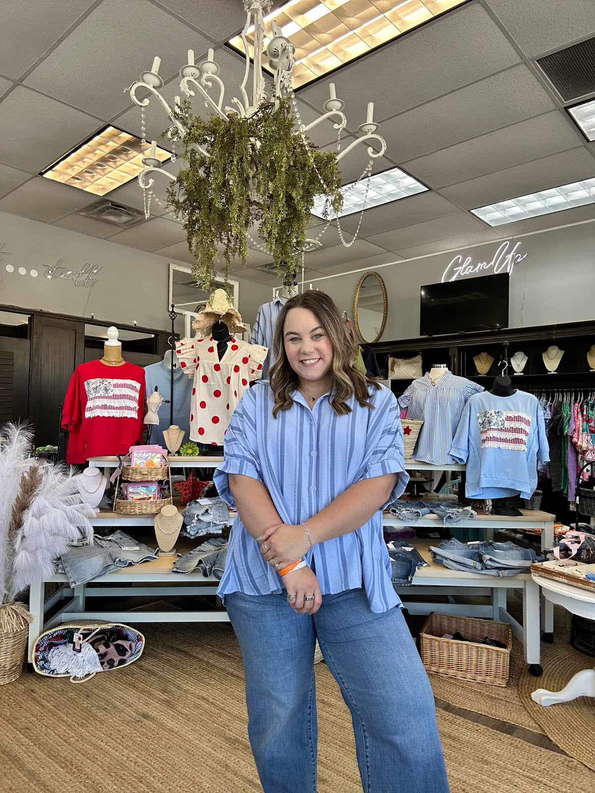 Kimmie Stripe Top
