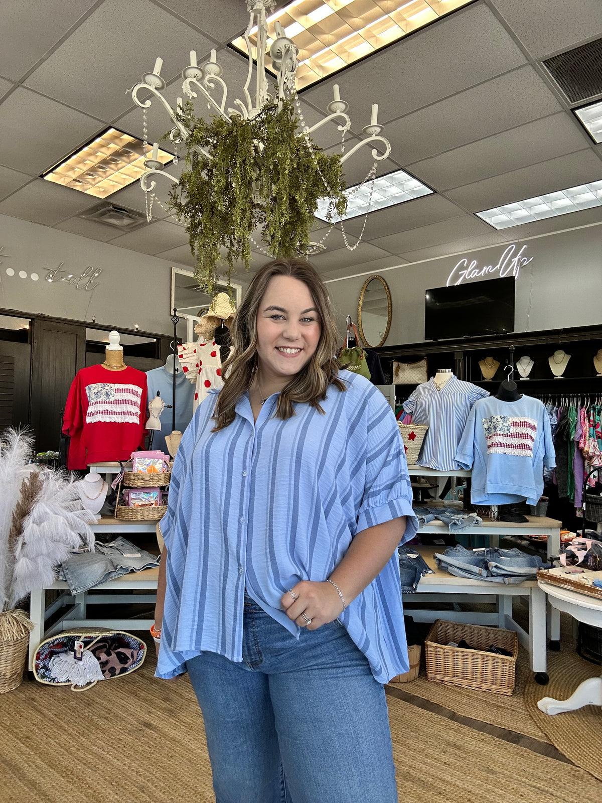 Kimmie Stripe Top