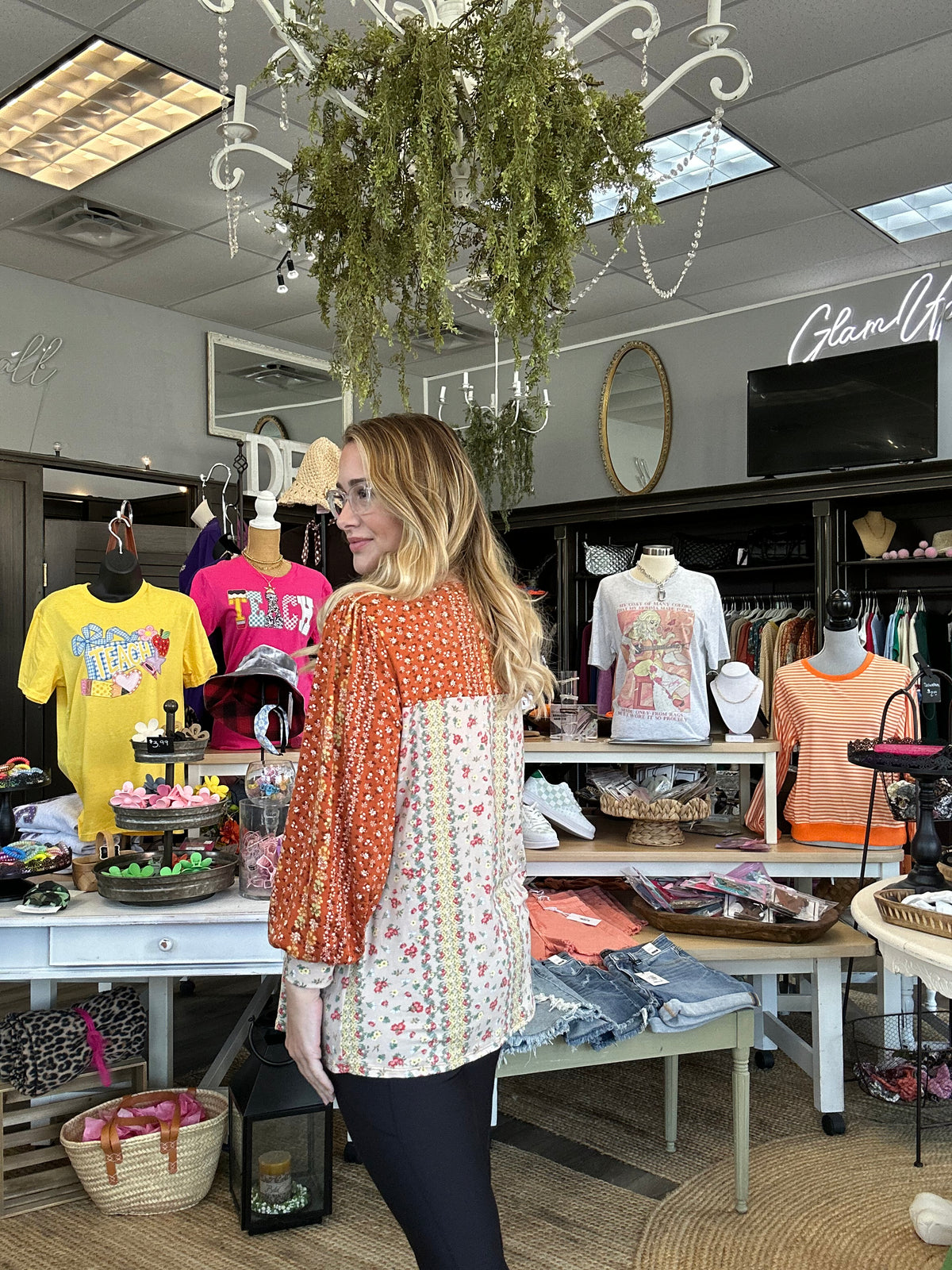 Harvest Meadows Floral Top