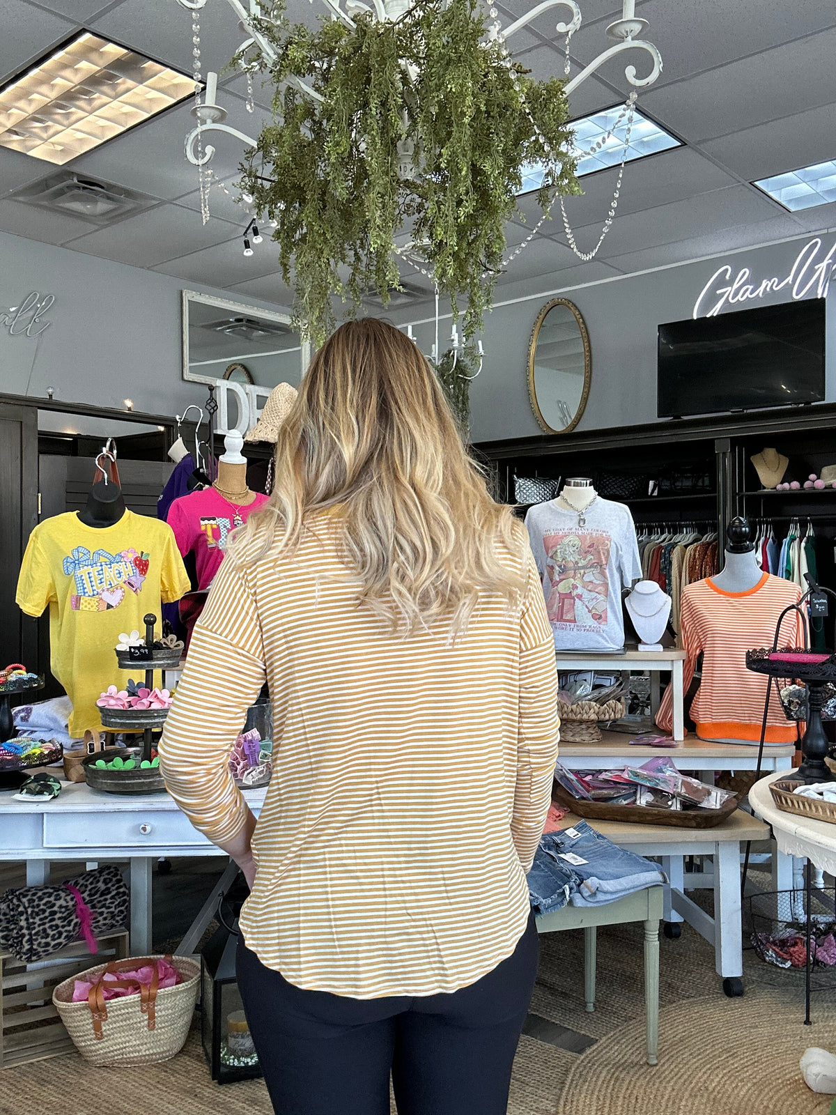 Golden Hour Front Tie Top