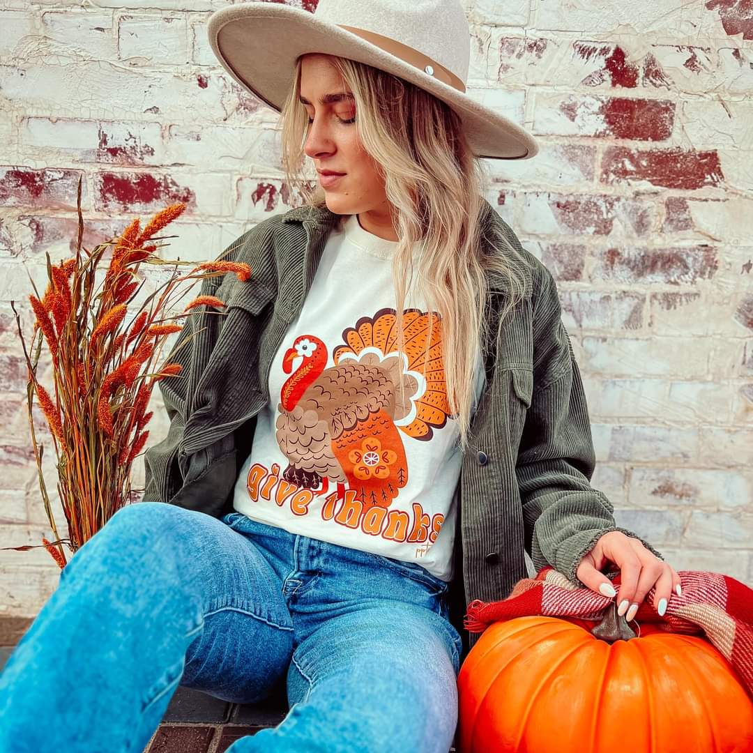 Give Thanks Turkey Sweatshirt