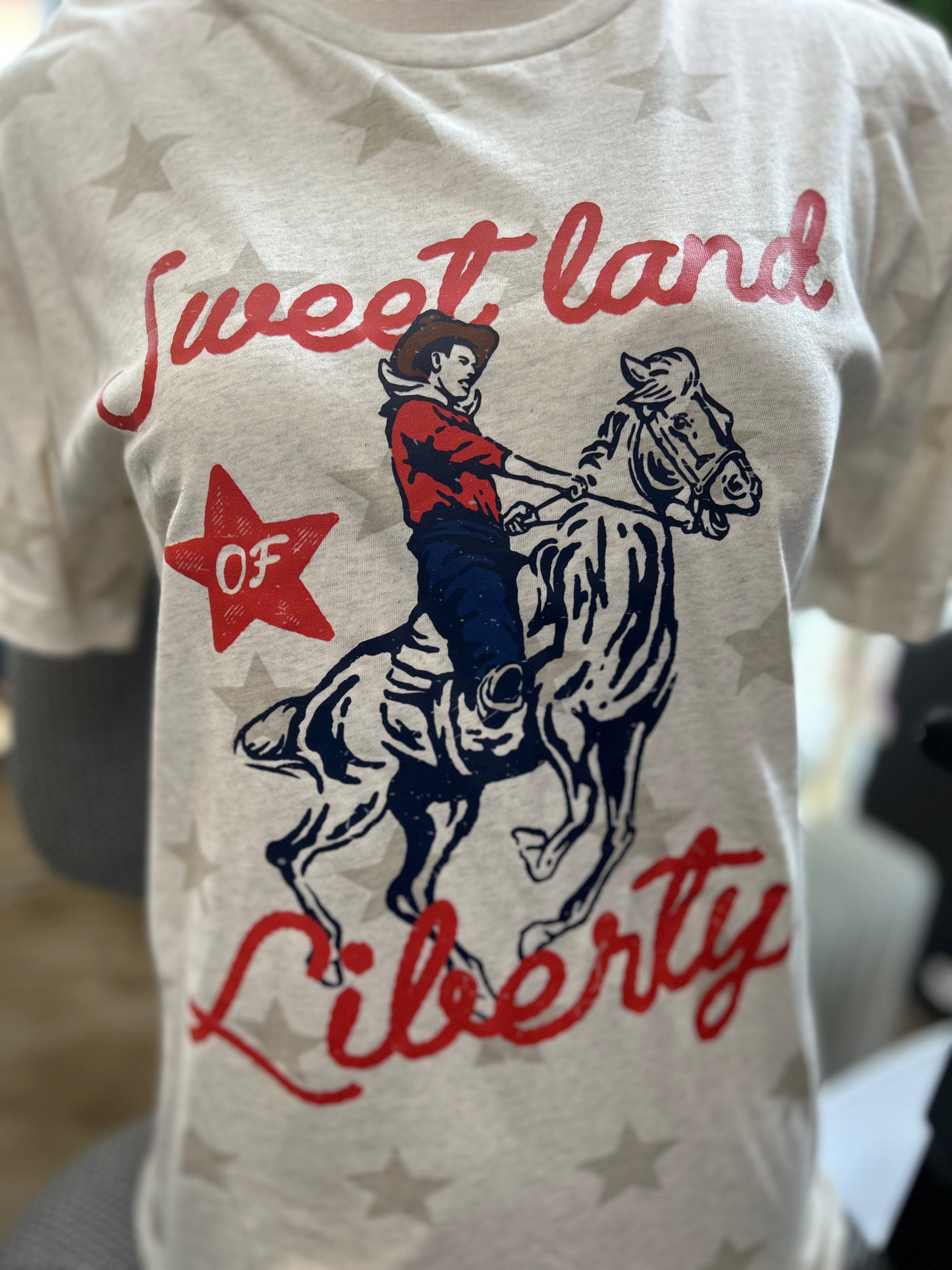 Sweet Land of Liberty Star Tee