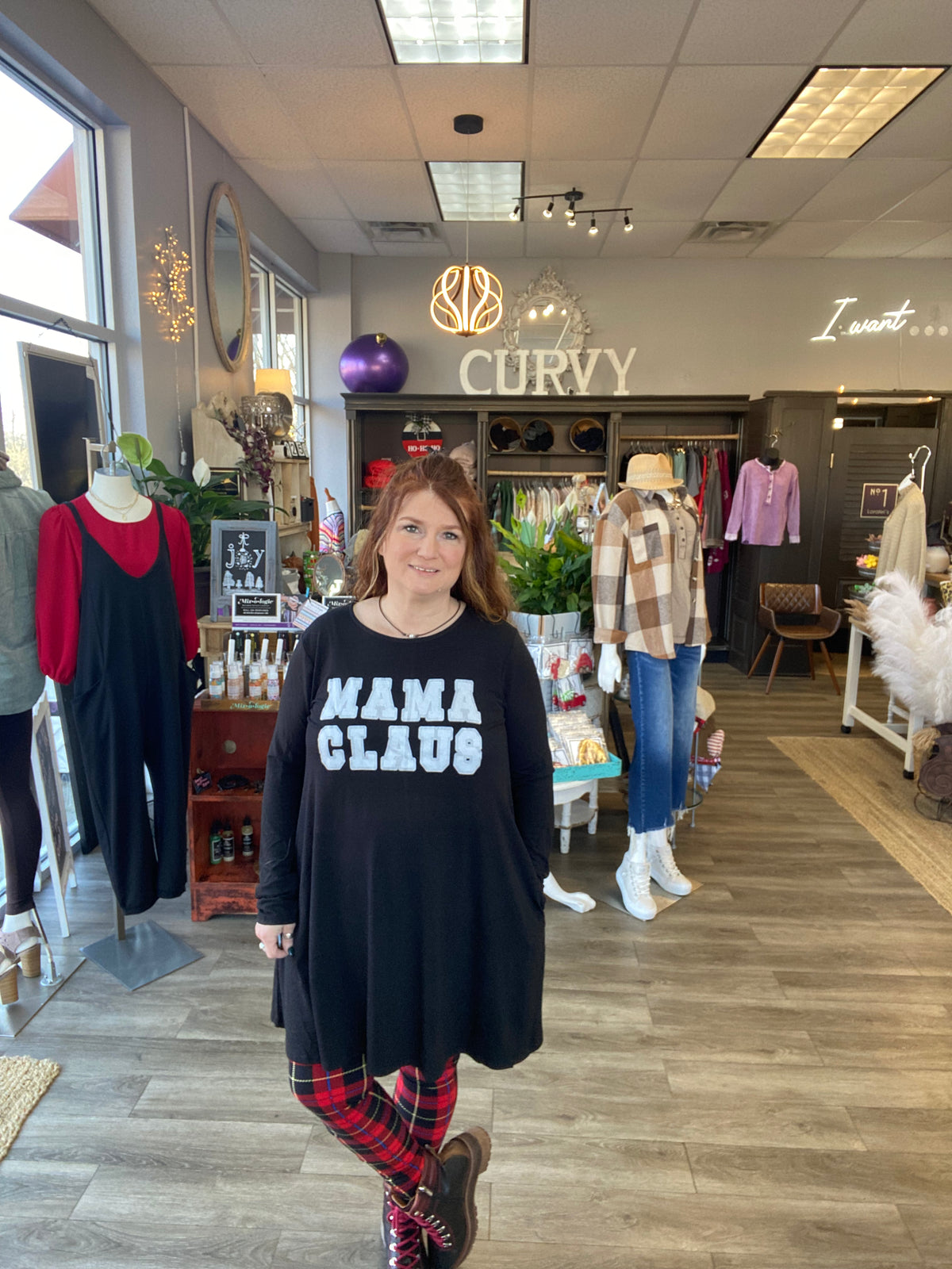 Mama Claus Loungewear Dress