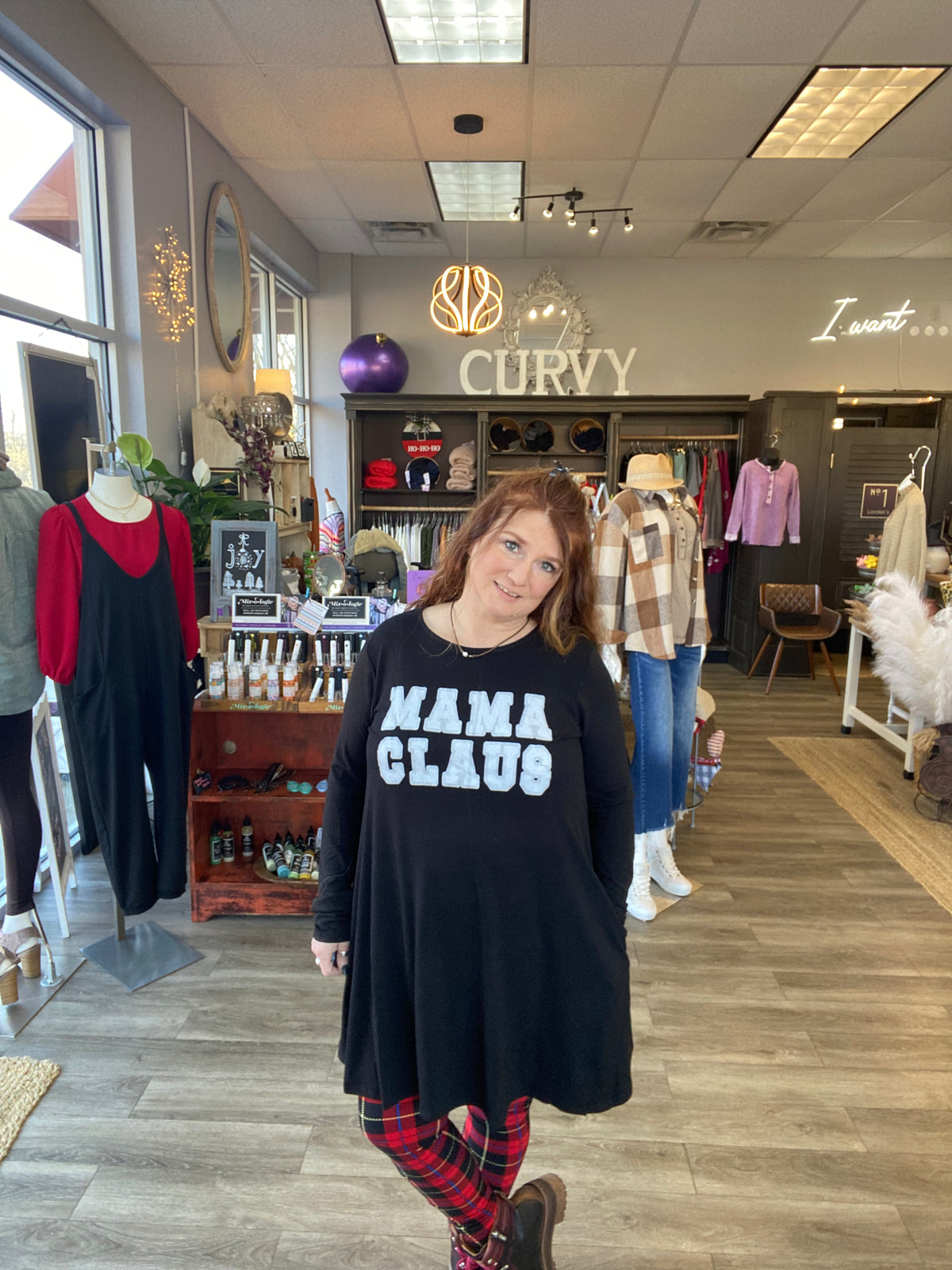 Mama Claus Loungewear Dress