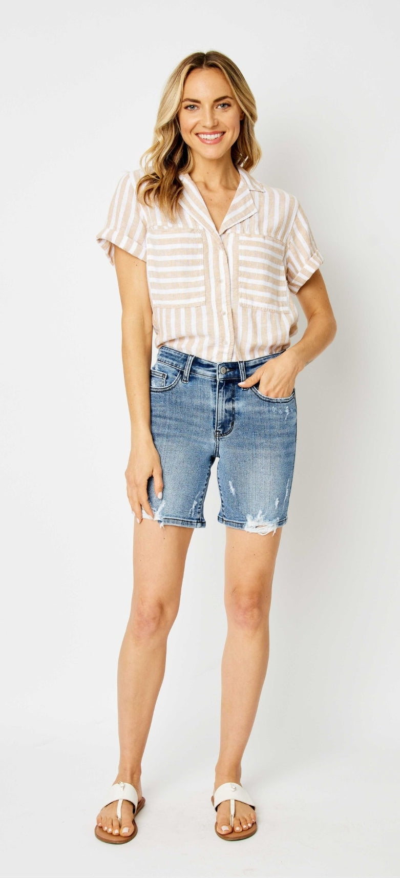 MichelleLea Bermuda Shorts by Judy Blue