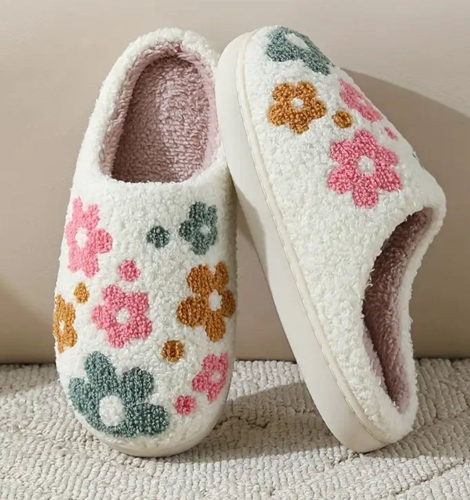 Floral Slippers