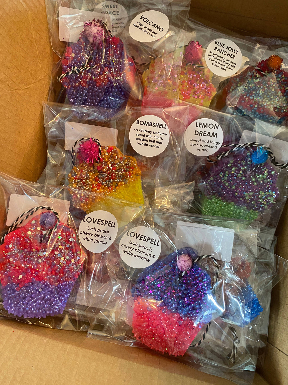 SPARKLE Cupcake Freshies