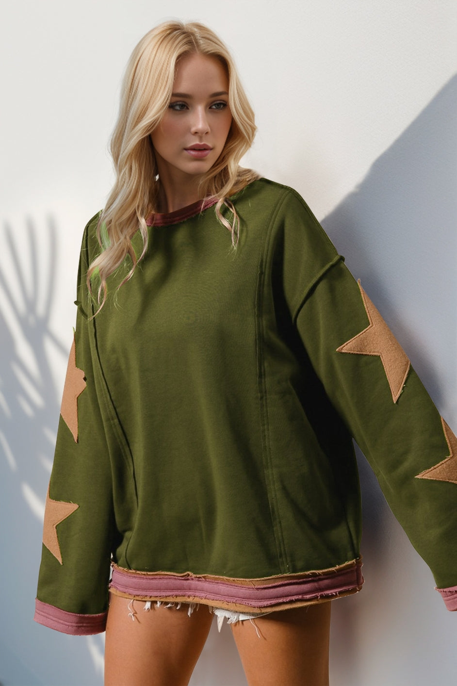 Mossy Star Patches Sweatshirt