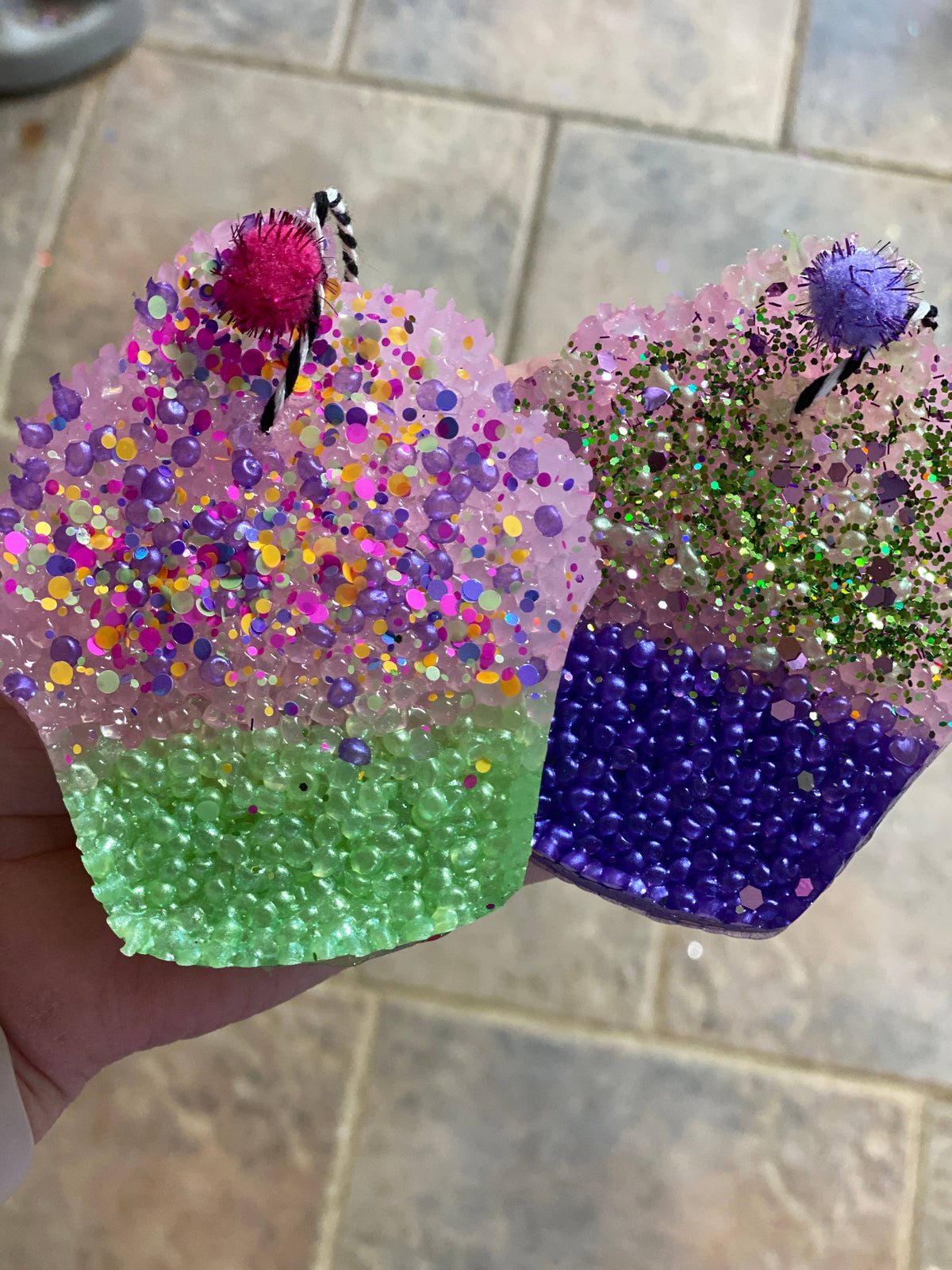 SPARKLE Cupcake Freshies