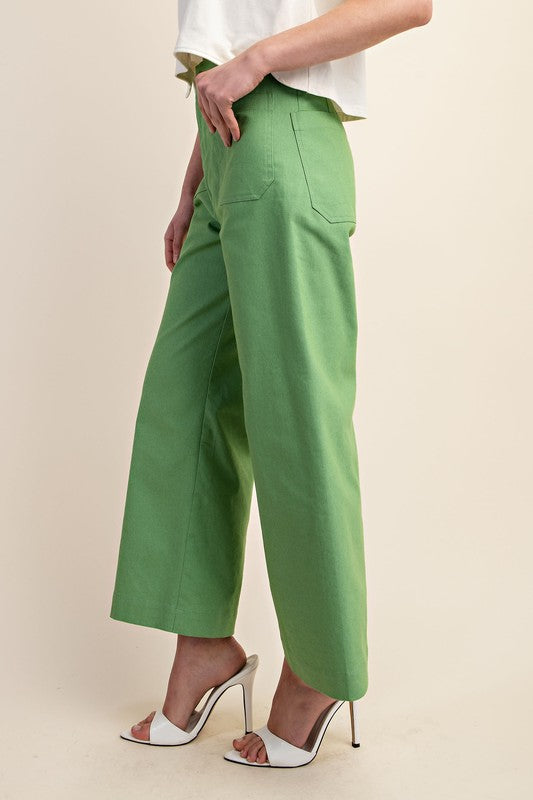 Shanda Ankle Cropped Fall Pants