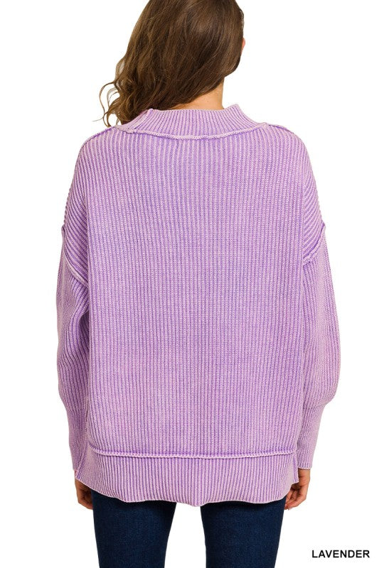 Cozy Hi Lo Ribbed Sweater