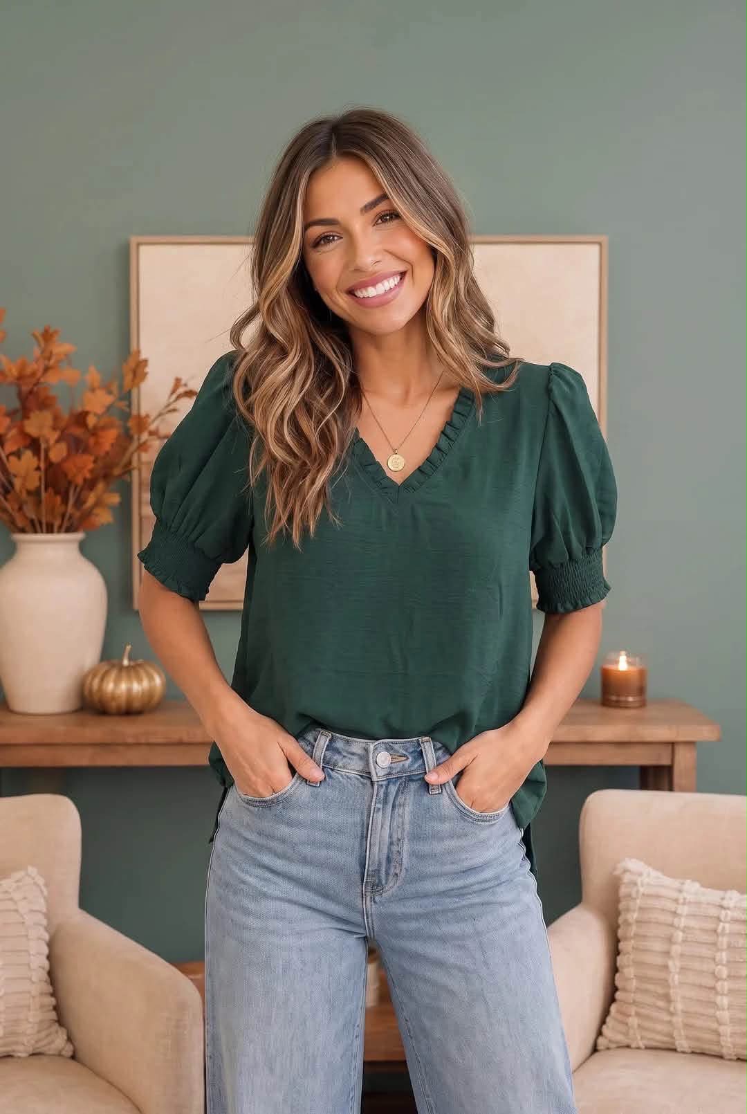 Evergreen Essence Top