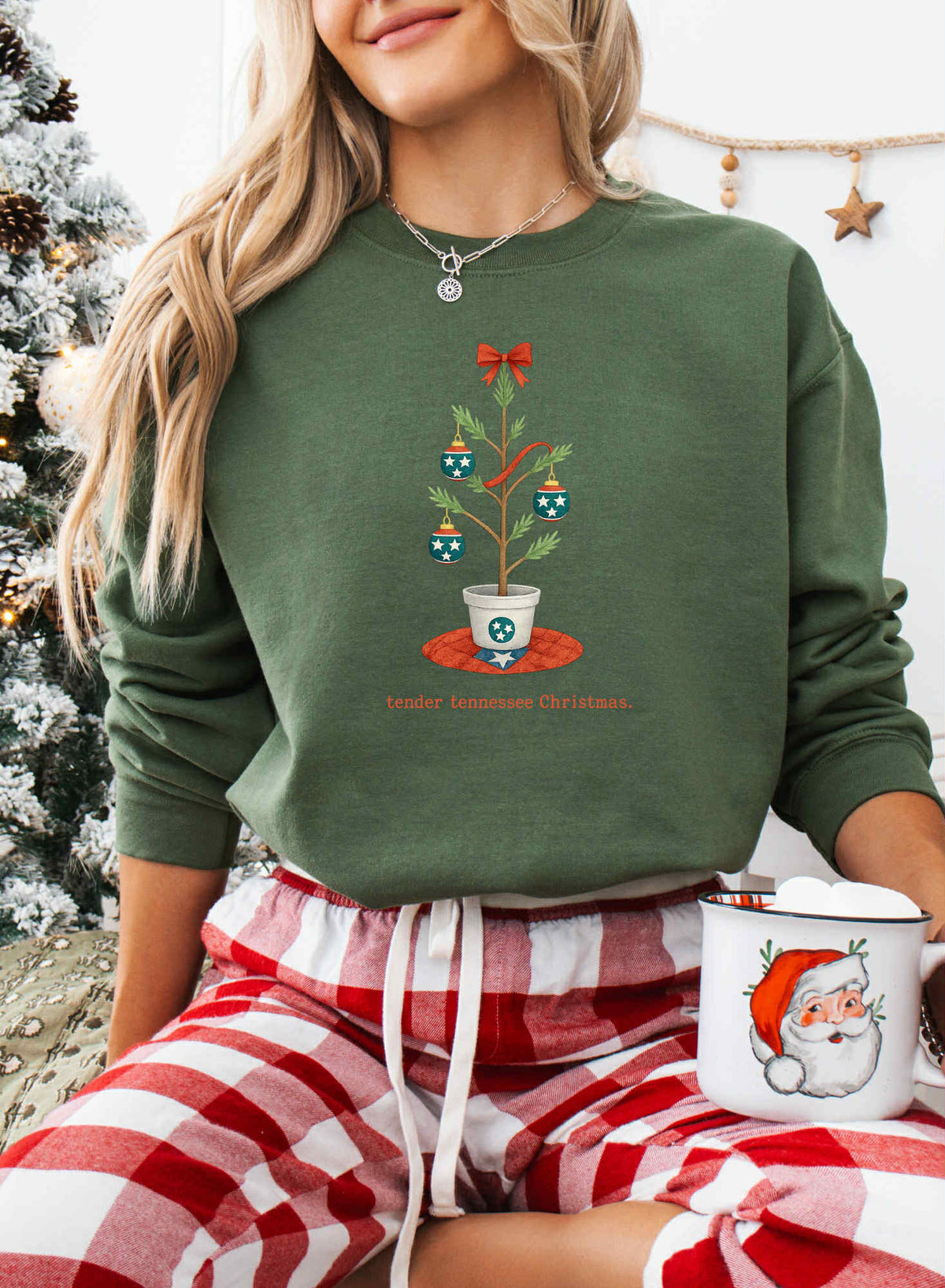 Tender Tennessee Christmas Long Sleeve Tee