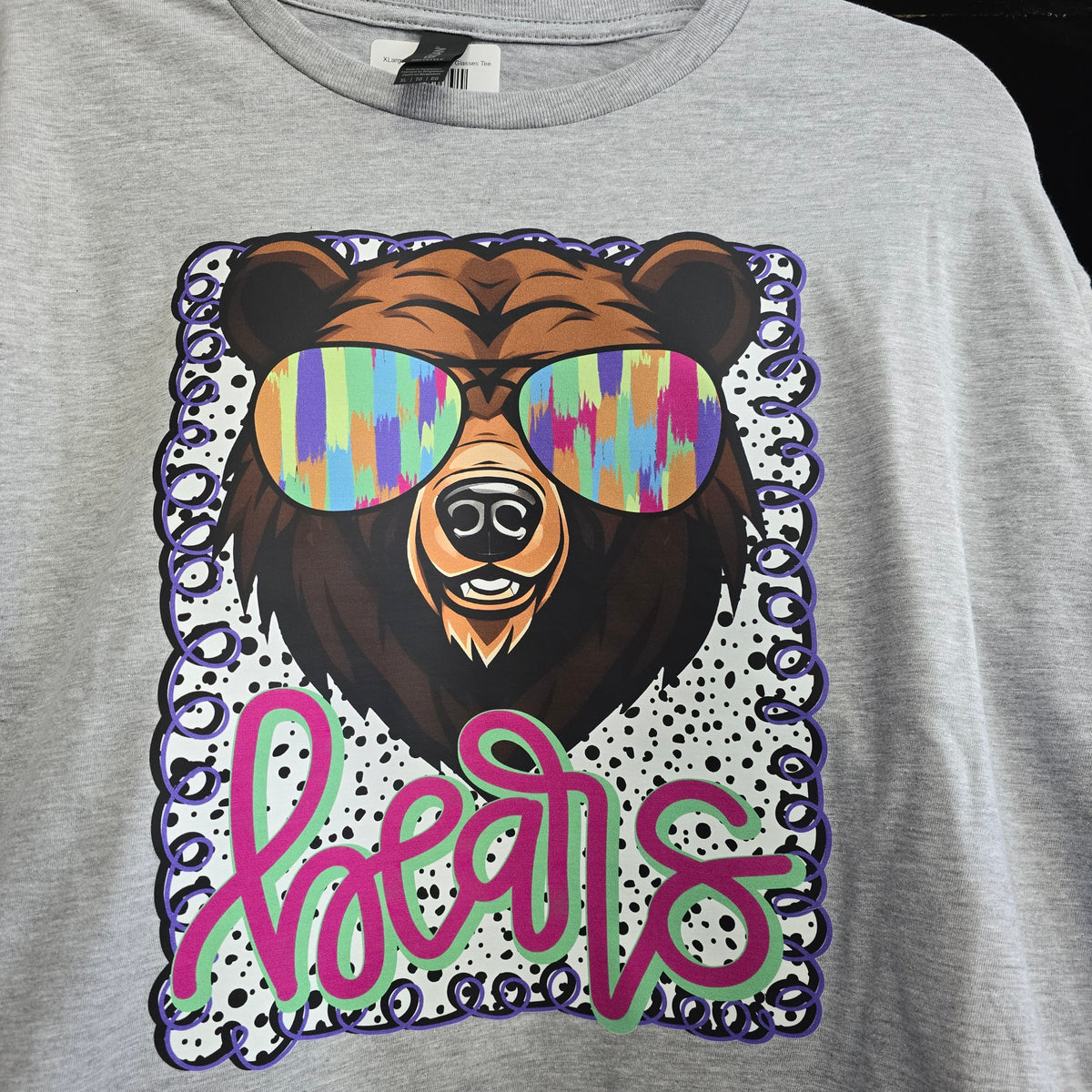 Bears Colored Glasses Tee