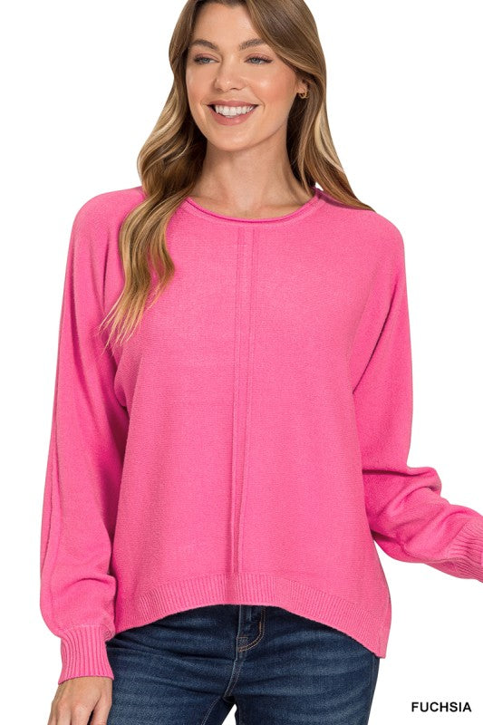 Belle Fushia Sweater