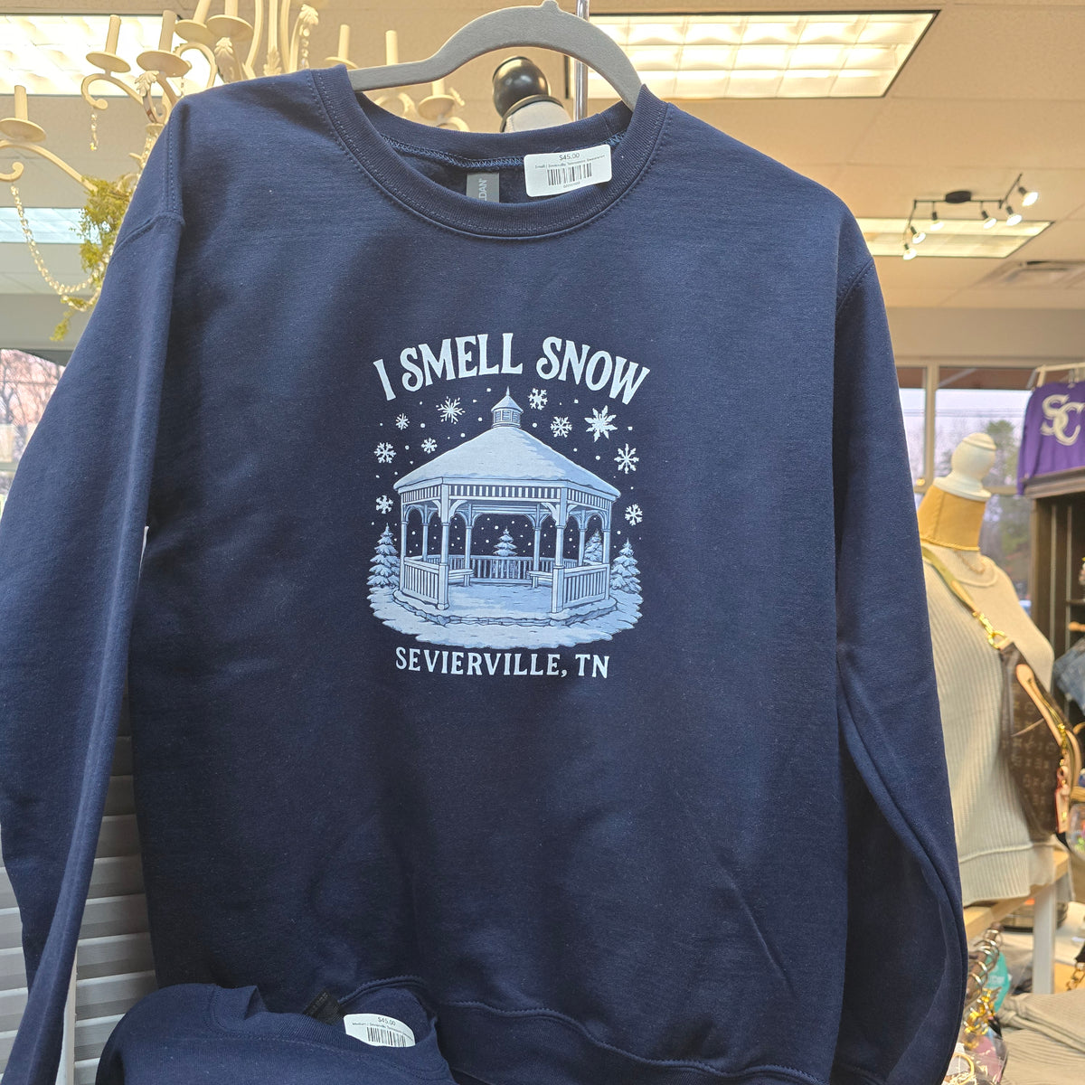 I Smell Snow Sevierville Tennessee Sweatshirt