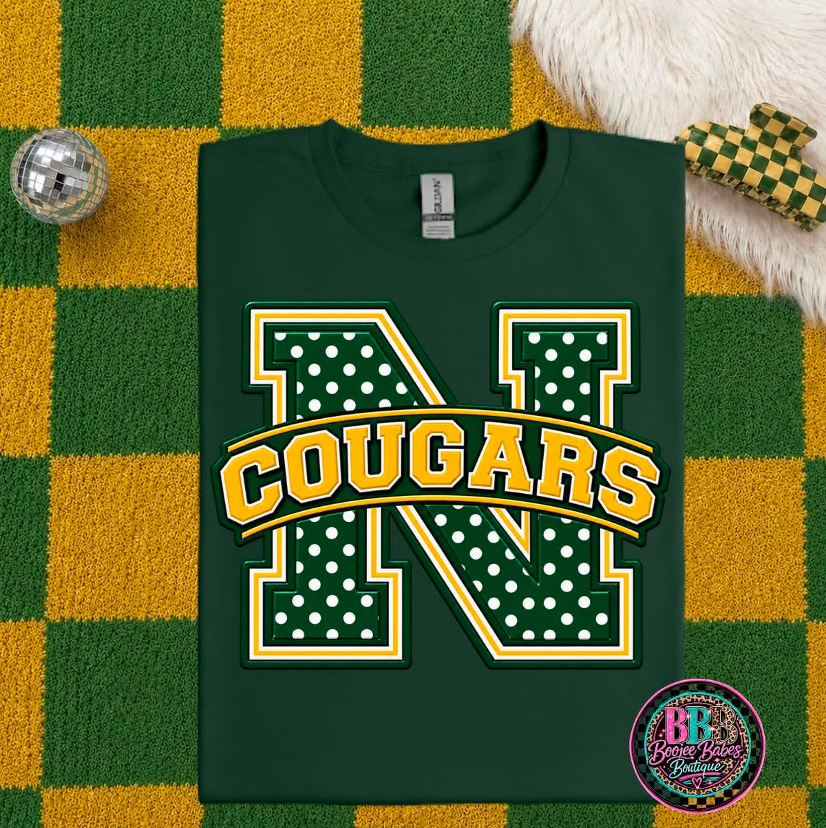 Cougars Polka Dot Tee