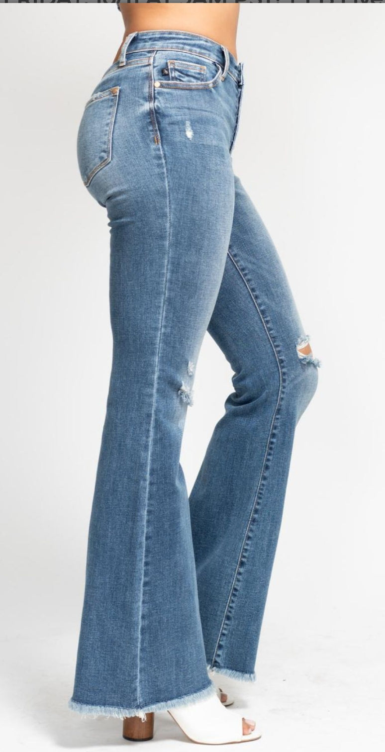 Ellison Distressed Dad Jeans by Judy Blue