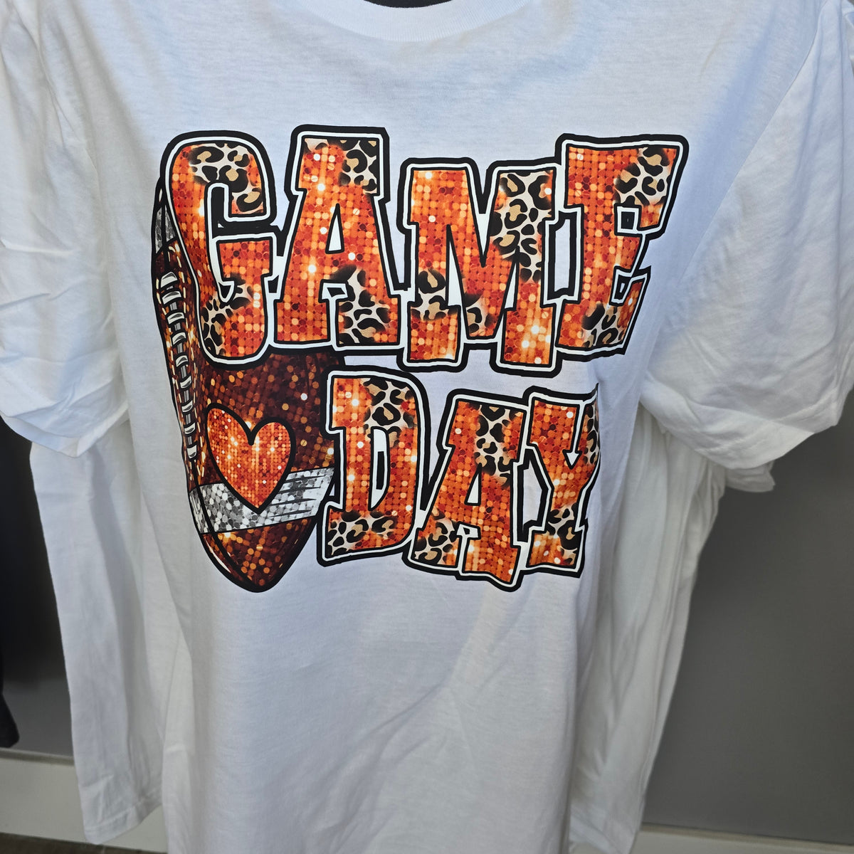Orange Football Game Day Tee