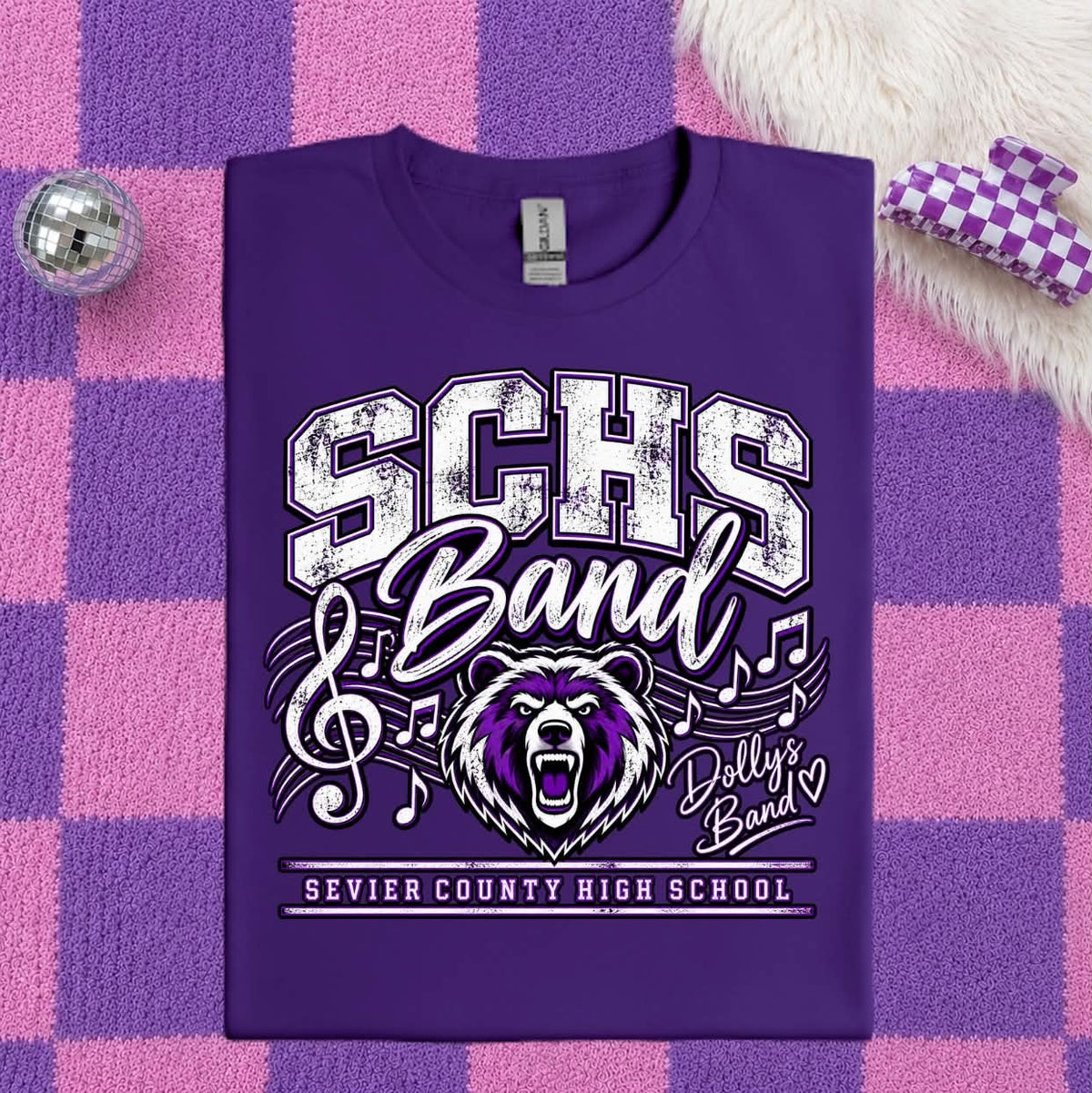 Dollys Band Sevier Co Tee