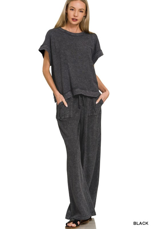 Delilah Short Sleeve Pant Set