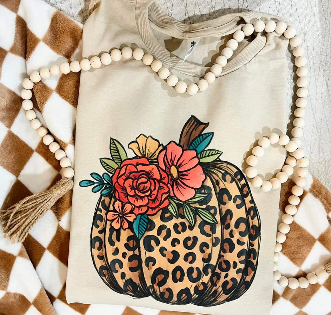 Leopard Pumpkin Tee