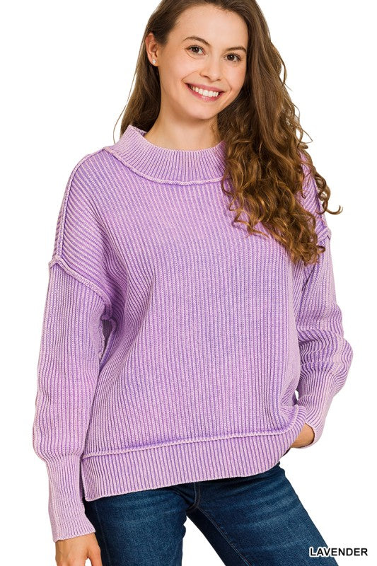 Cozy Hi Lo Ribbed Sweater
