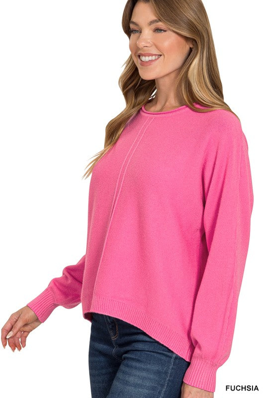 Belle Fushia Sweater