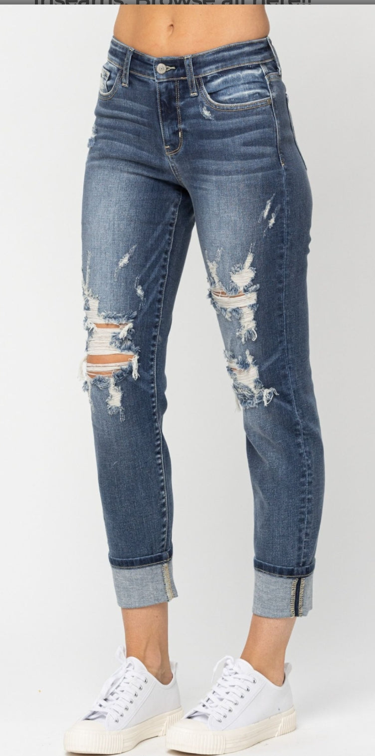 Juliet Distressed Jeans by Judy Blue