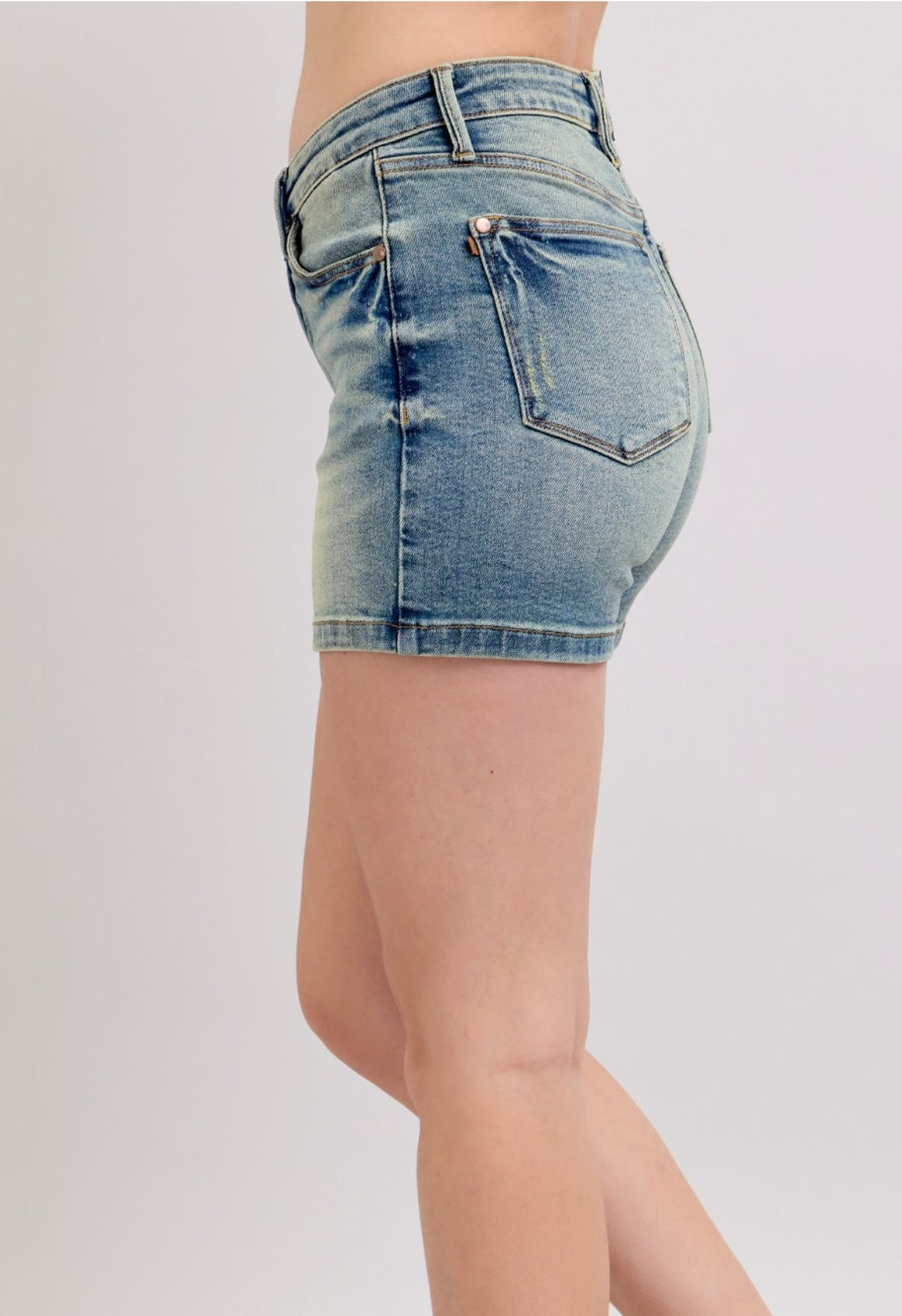 The Go-To Glow Denim Shorts