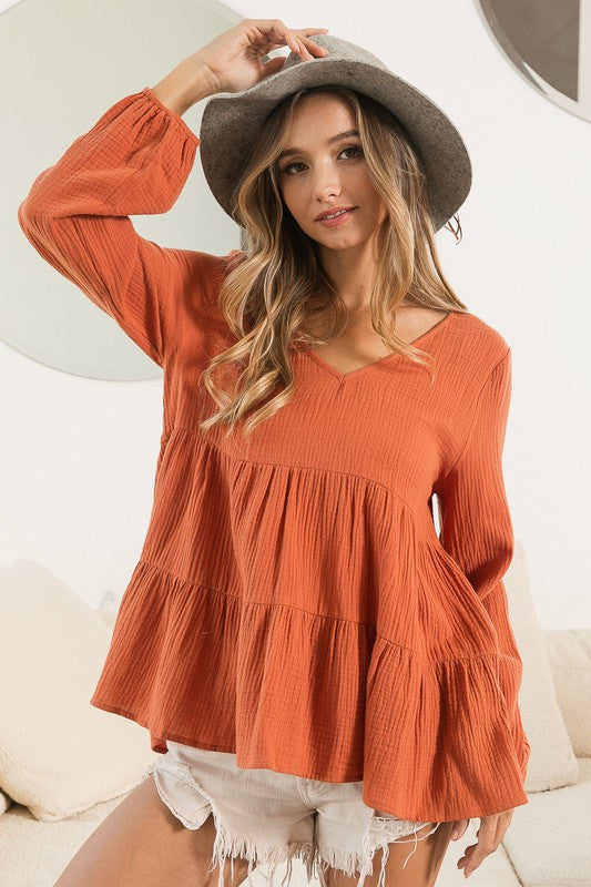 Brantley Babydoll Top