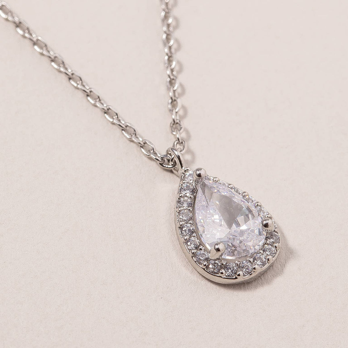 Bridesmaid Necklace in Silver Tone
