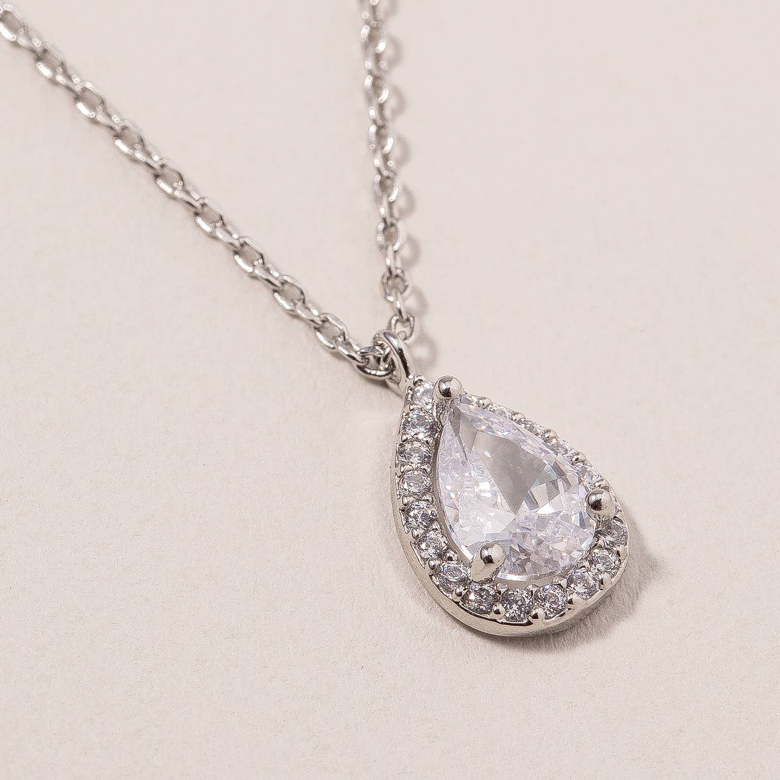 Bridesmaid Necklace in Silver Tone
