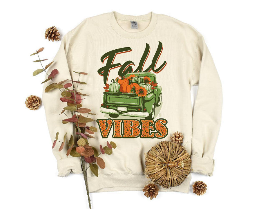 Fall-some Vibes Truck Sweatshirt